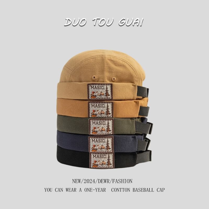 Applique Brimless Hat