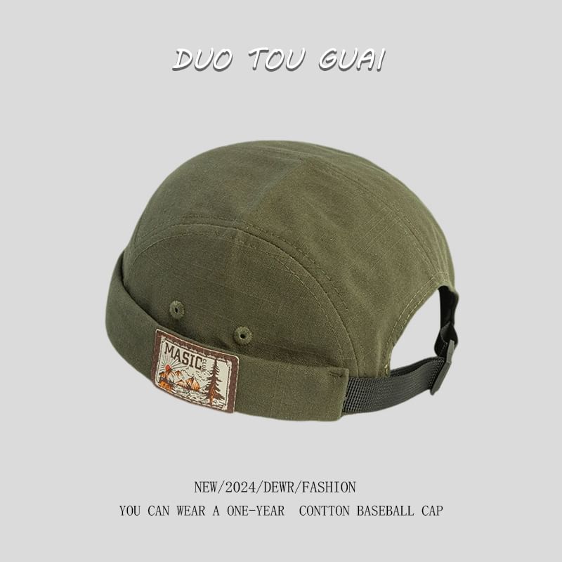 Applique Brimless Hat