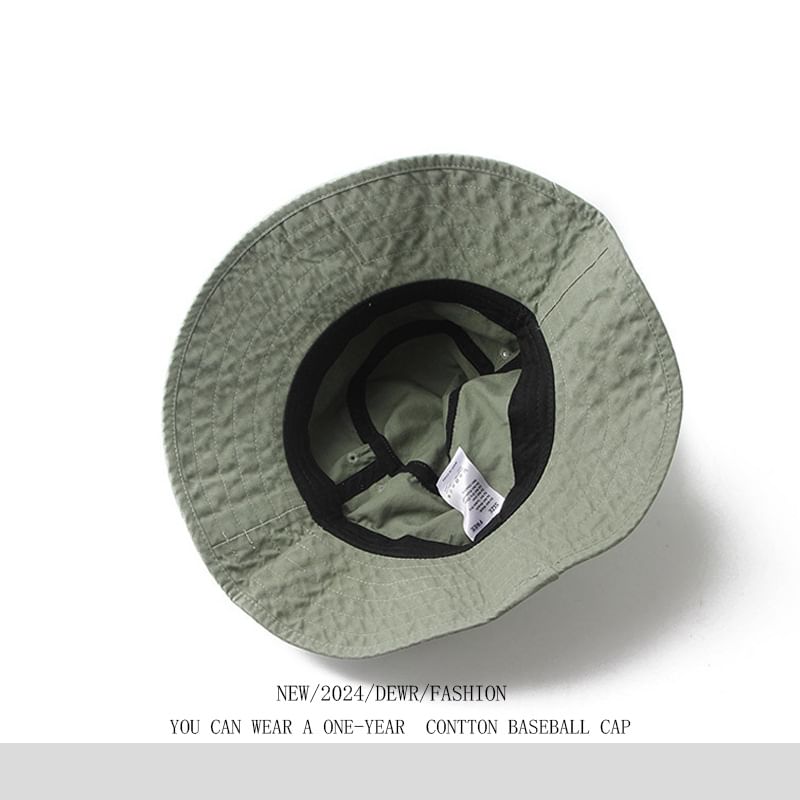 Plane Hat Bucket Embroidered