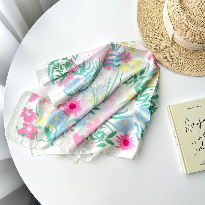 Neckerchief Floral Print
