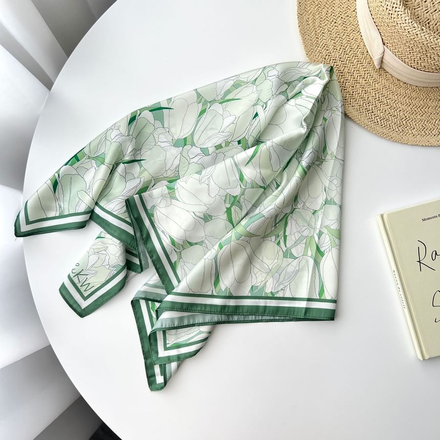 Neckerchief Floral Print