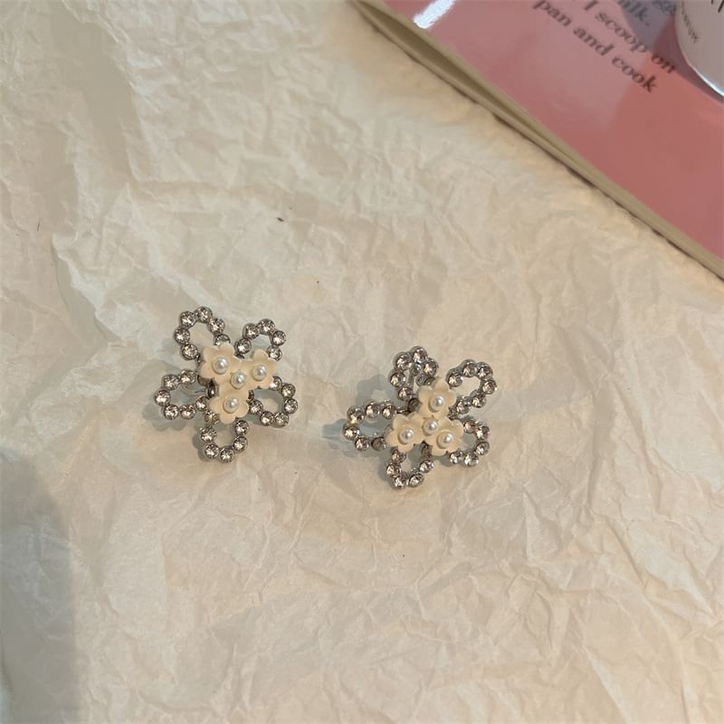 Dragonfly Alloy / Cuff Ear Floral