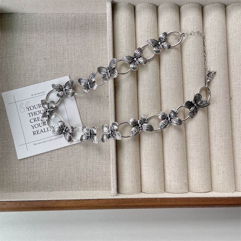 Butterfly Necklace Chain