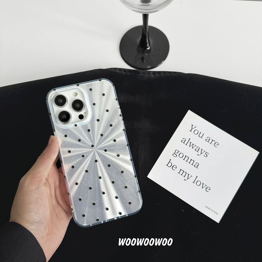 Dot Heart Polka Case Phone