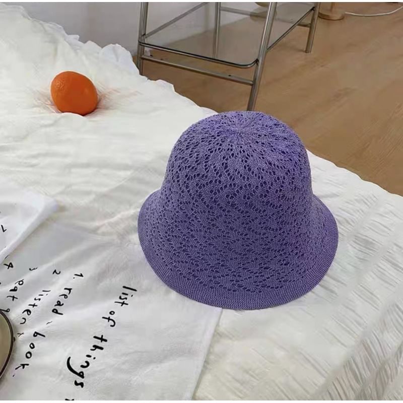 Cloche Crochet Hat Plain