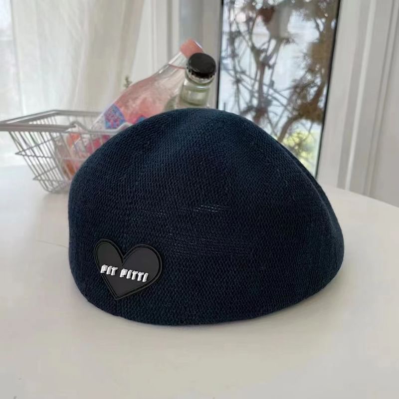 Beret Knit Heart