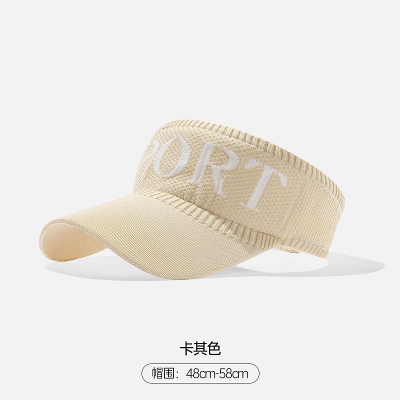 Visor Lettering Knit