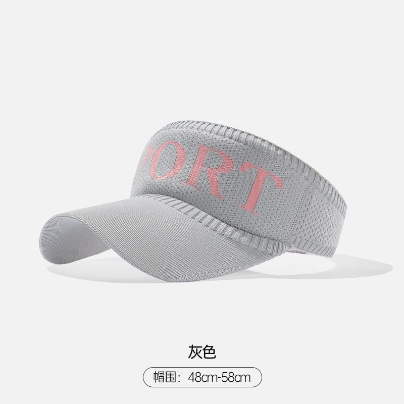 Visor Lettering Knit