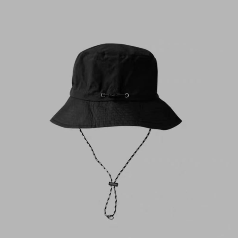 Plain Hat Drawstring Bucket