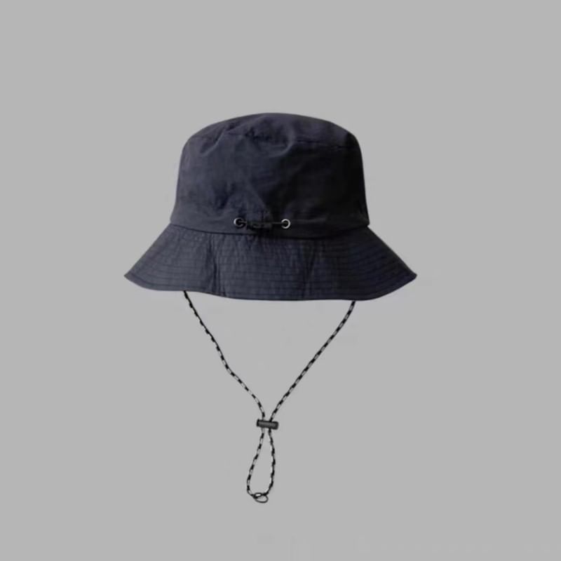 Plain Hat Drawstring Bucket