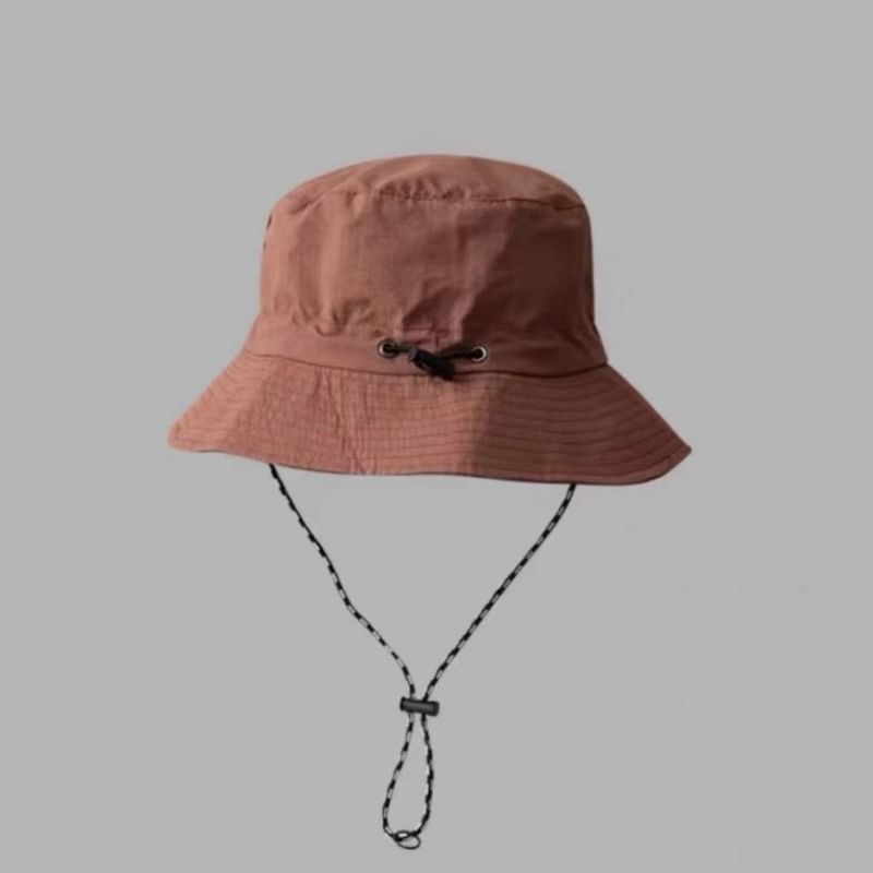 Plain Hat Drawstring Bucket