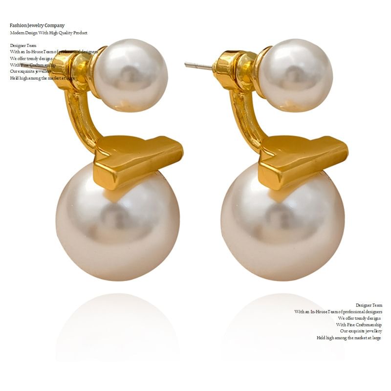 Faux Pearl Alloy Ear Jacket