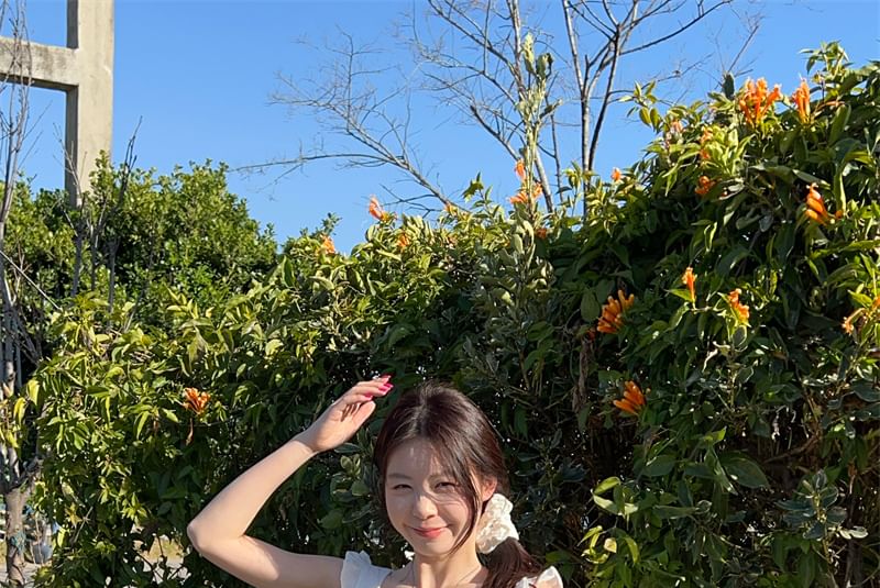 / Designs) Cami Top Trim (Various Lace A-Line High Waist Skirt