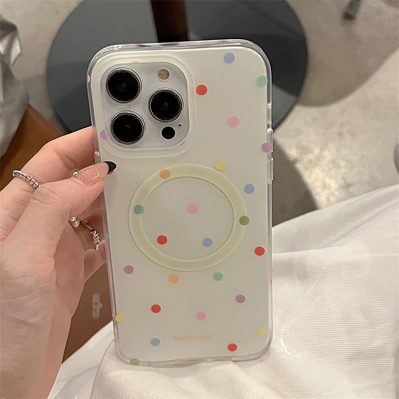 Dot MagSafe Case Phone Polka