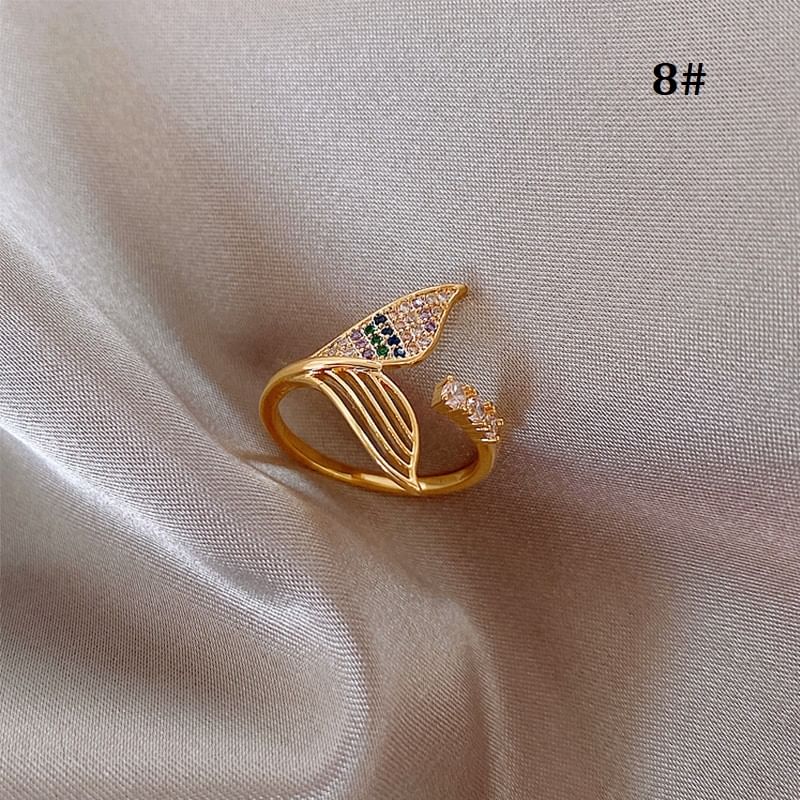 Embellished Ring (Various Alloy Open Designs)