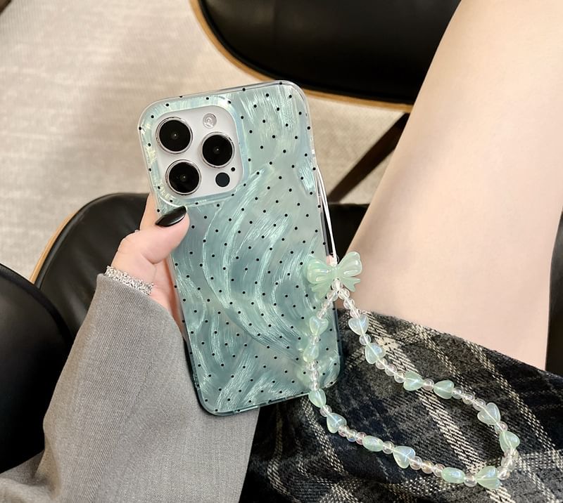Case Phone Dot Polka
