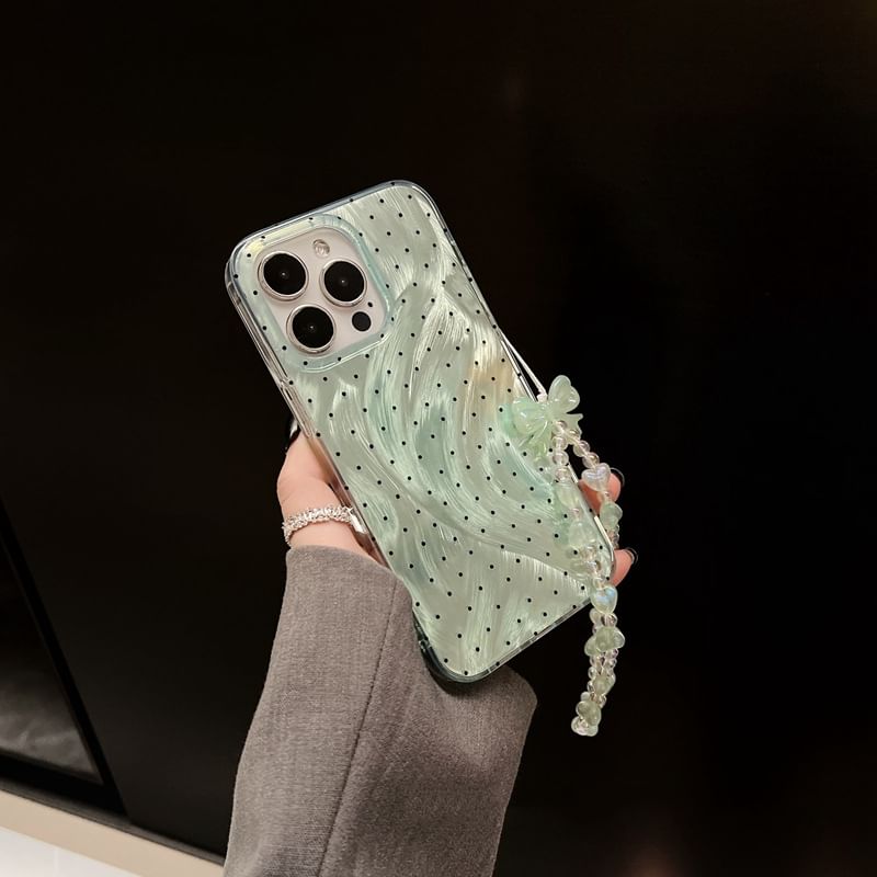 Case Phone Dot Polka