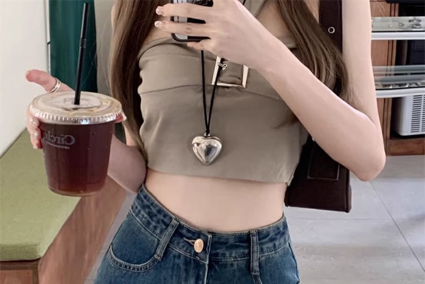 Washed A-Line High Mini Skirt Rise Denim Pleated