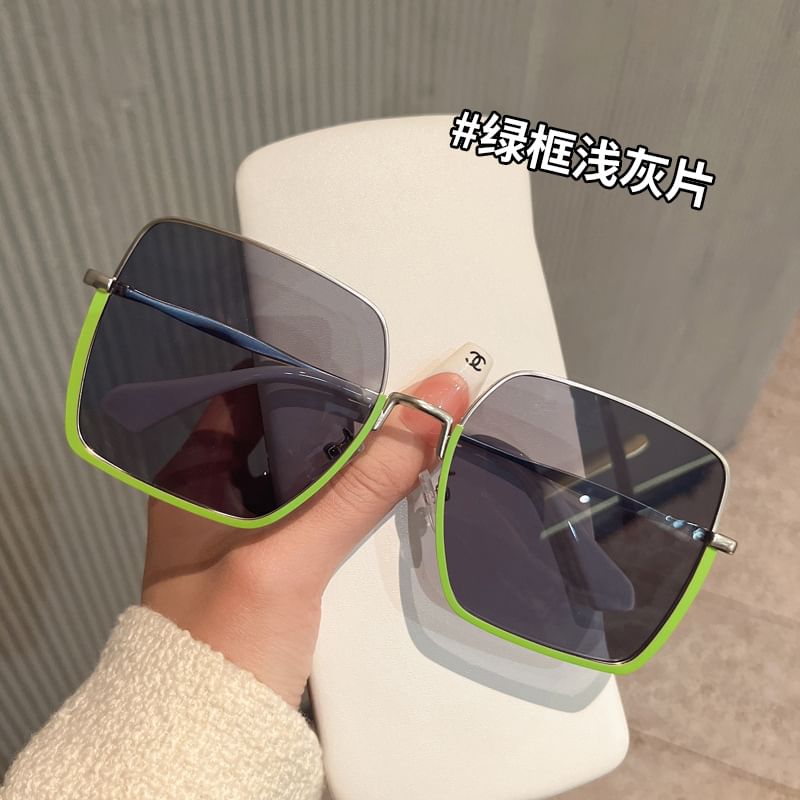 Frame Half Square Sunglasses
