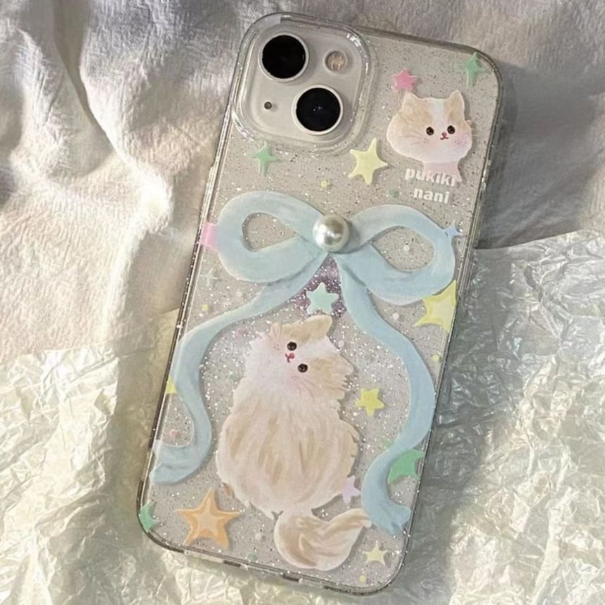 Phone Cat Case Ribbon