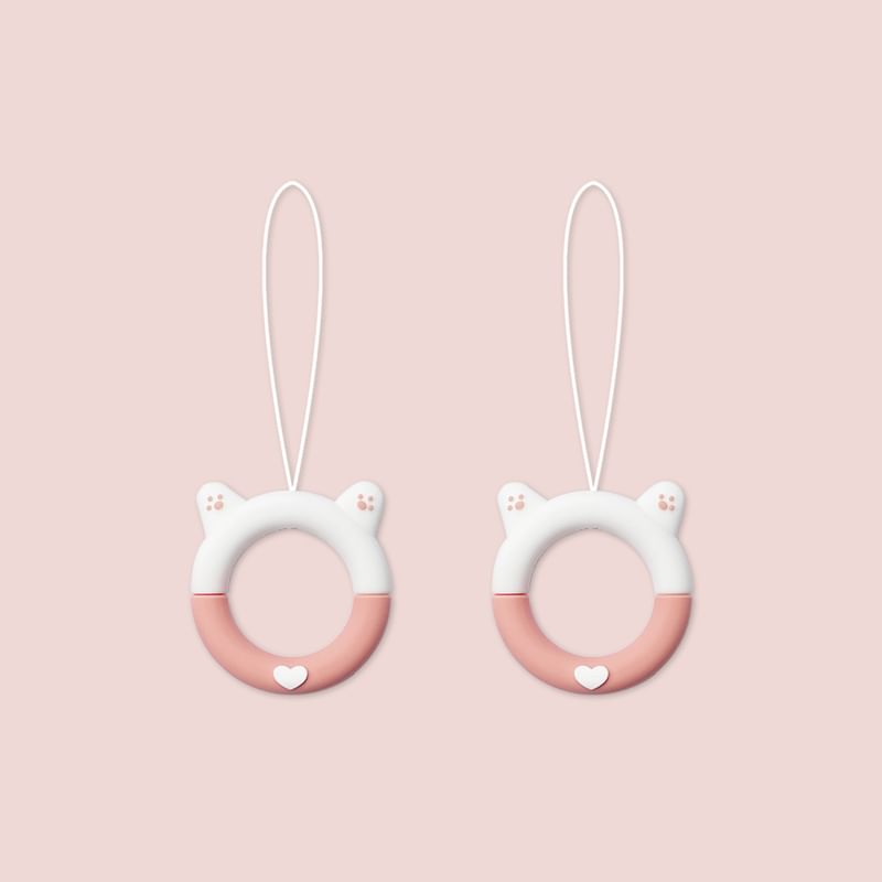 Cat Silicone Phone Charm  / Set