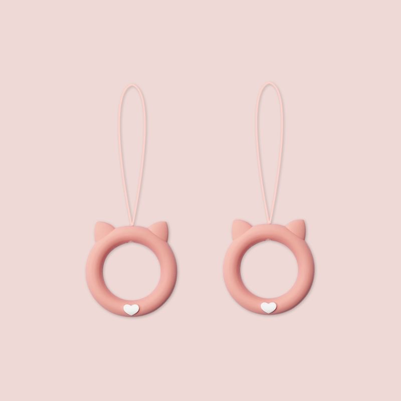 Cat Silicone Phone Charm  / Set