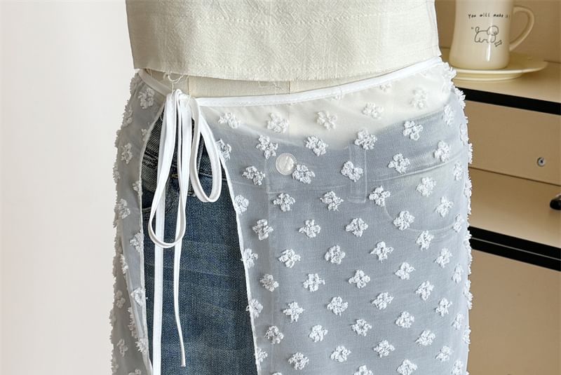 Apron Skirt Half Lace