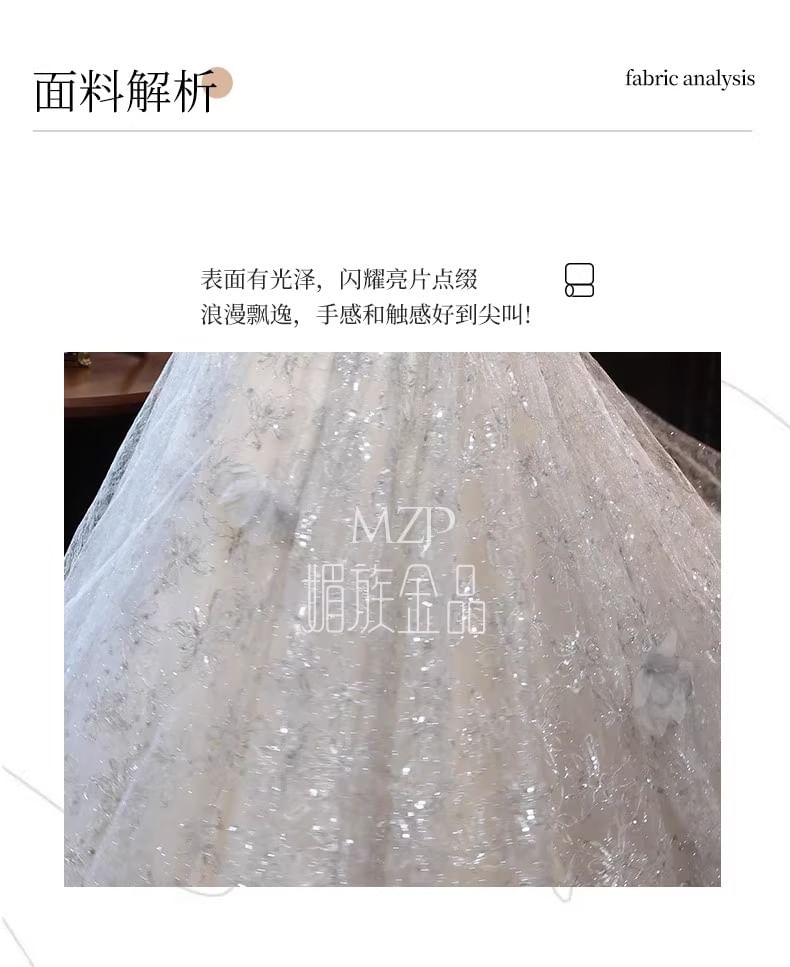 Pearl Floral Sleeveless Evening Round Faux Patterned Neck Gown A-Line Mesh