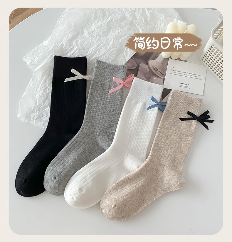 Bow Socks Set