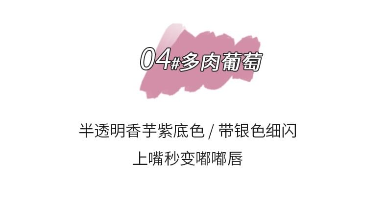 Glitzer-Lipgloss – 3 Farben