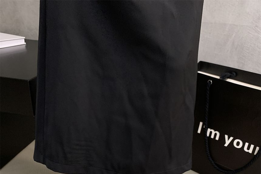 Sandals Slide Heel Block