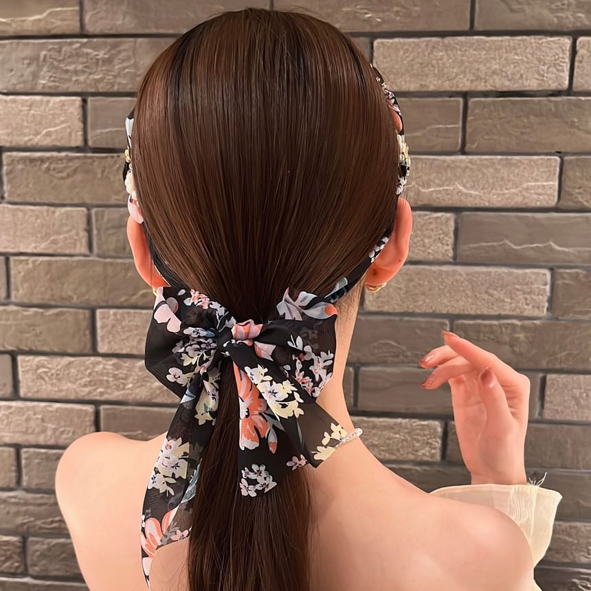 Faux Head Band Pearl