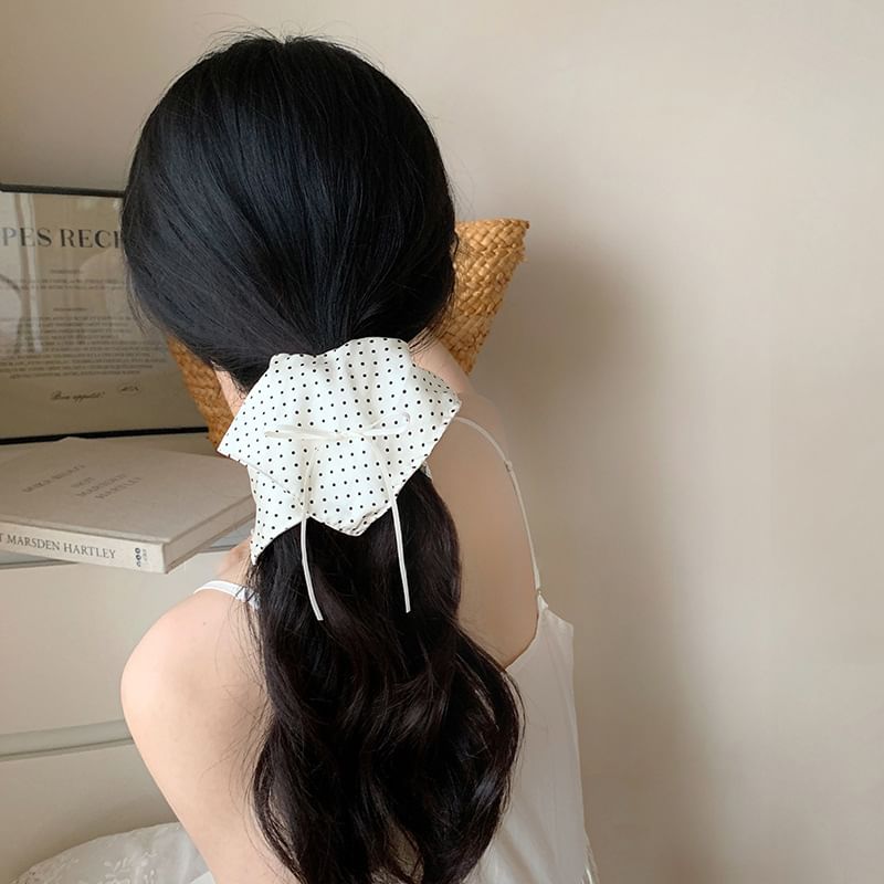 Lace Ribbon Band Hair Trim Dotted