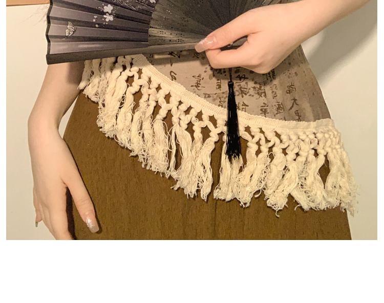 Print Foldable Fan Designs) Hand (Various Bamboo