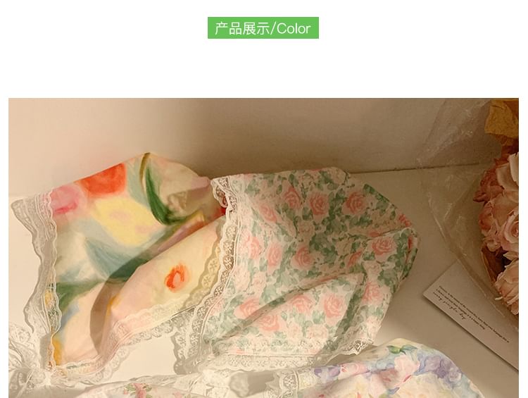 Designs) Bandana (Various Headband Trim Print Lace