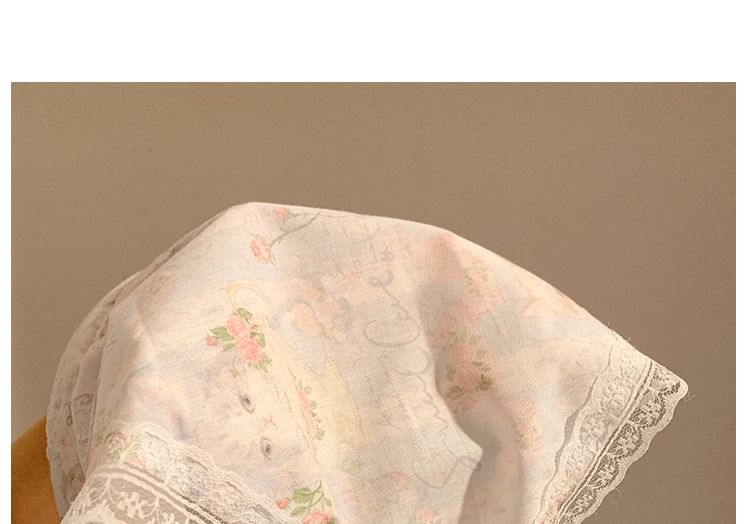 Designs) Bandana (Various Headband Trim Print Lace