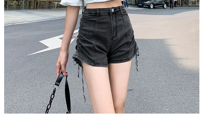 Pants Hot high Denim Waist Drawstring