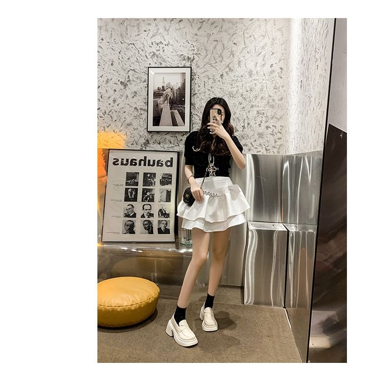 Plain Loafers Platform