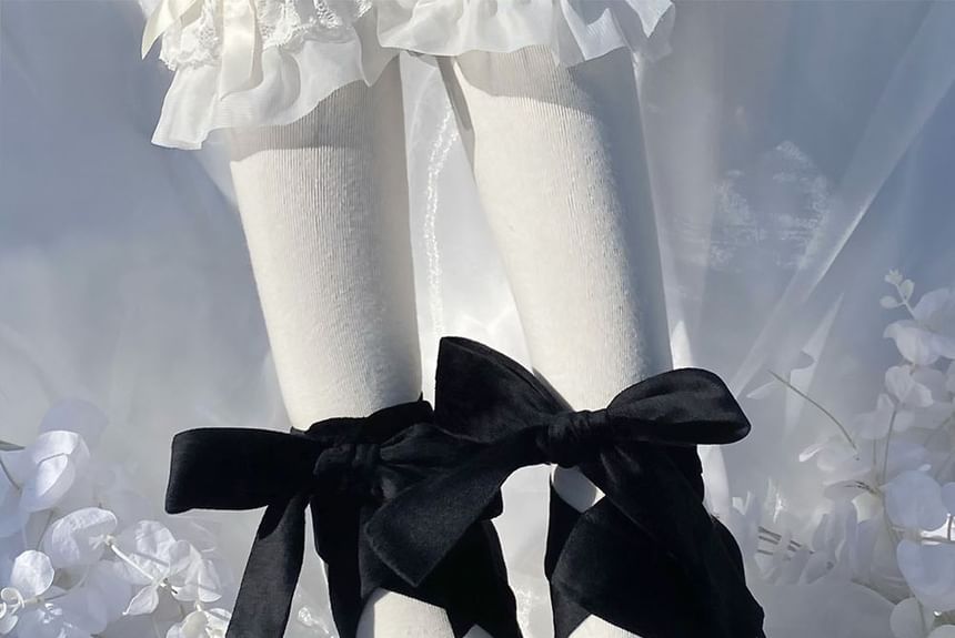 Lace Platform Up Block Sandals Heel