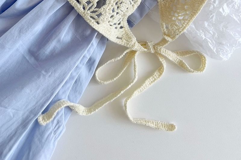 Plain Knit Crochet Headkerchief
