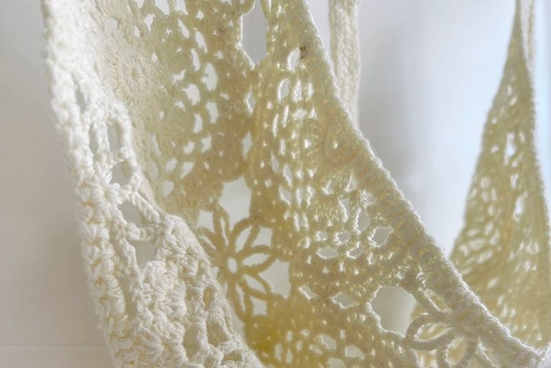 Plain Knit Crochet Headkerchief