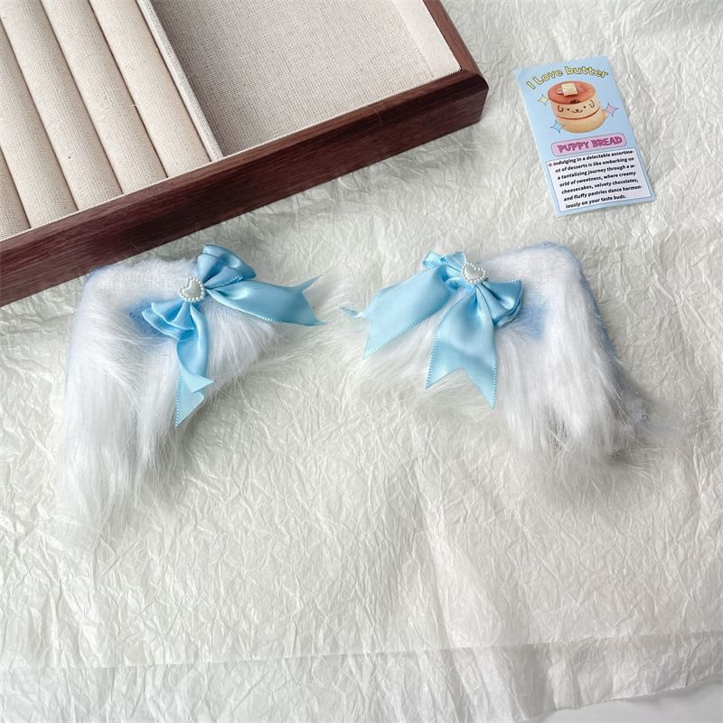 Bow Fluffy / Headband Clip Cat Lace Ear Hair
