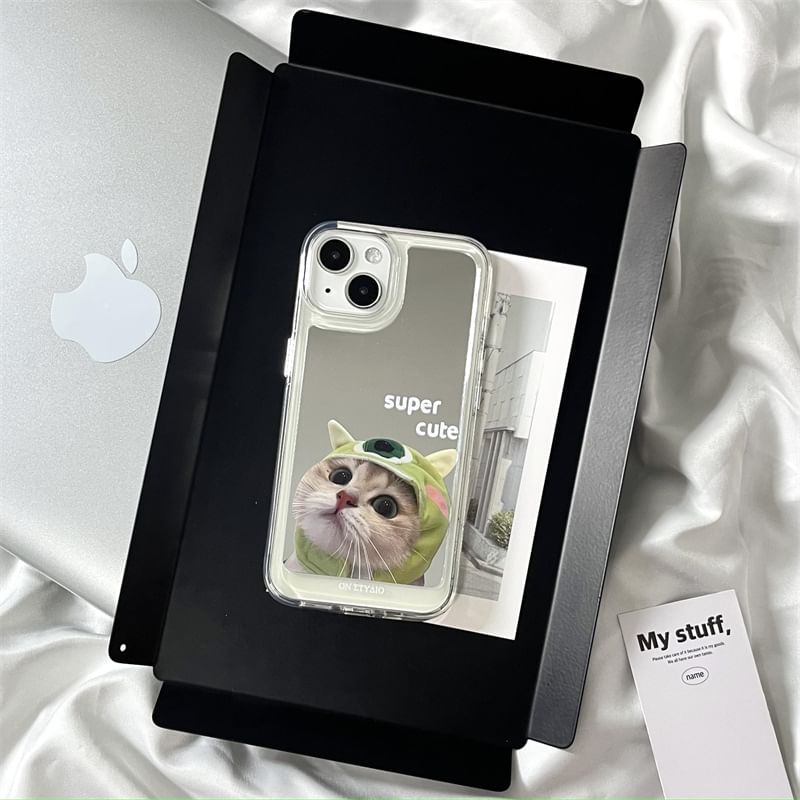 Mirrored Phone Cat Case