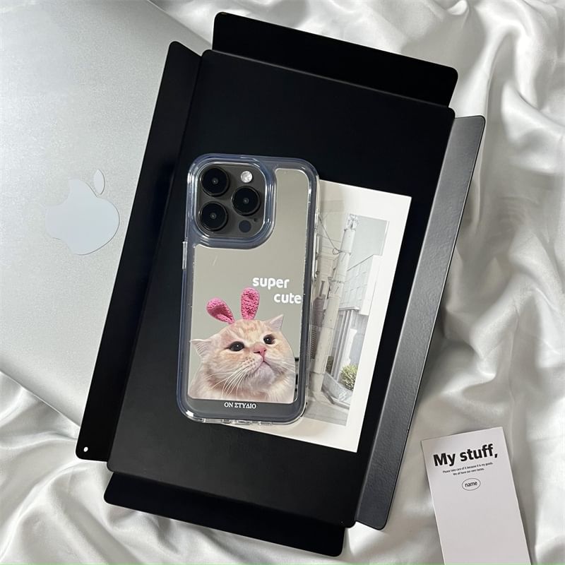 Mirrored Phone Cat Case