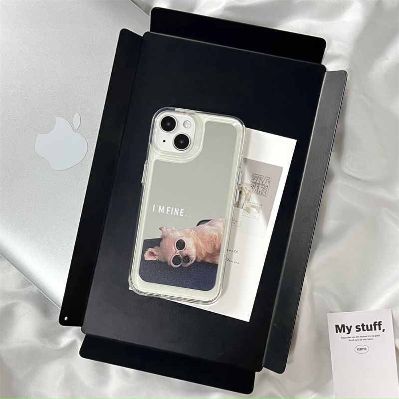 Phone Mirrored Dog Case