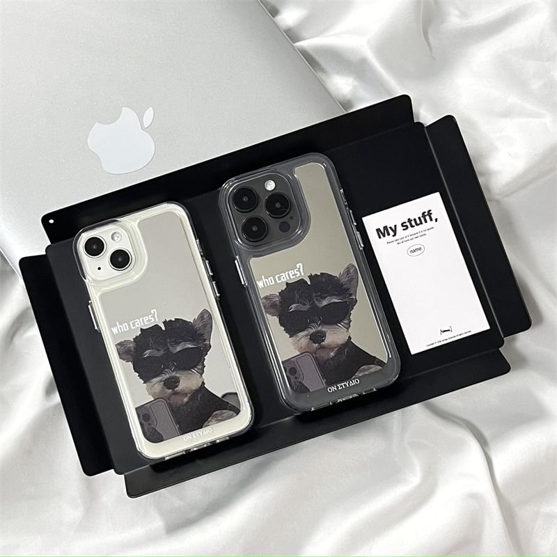 Phone Mirrored Dog Case
