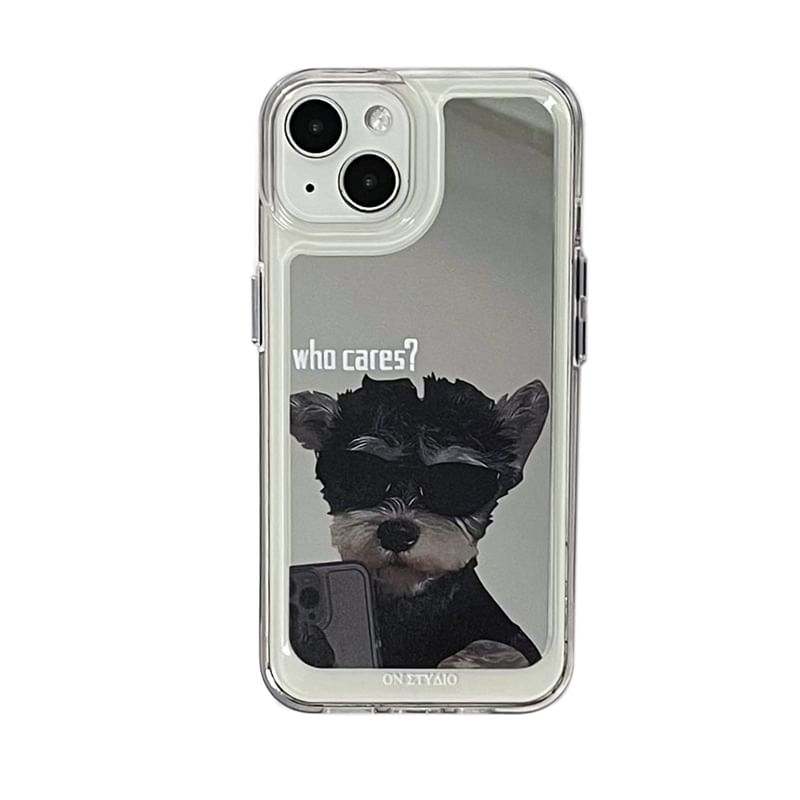 Phone Mirrored Dog Case