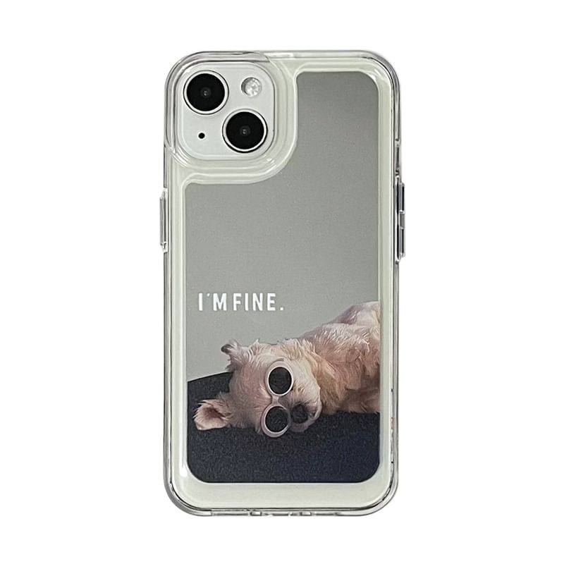 Phone Mirrored Dog Case