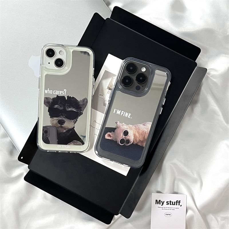Phone Mirrored Dog Case