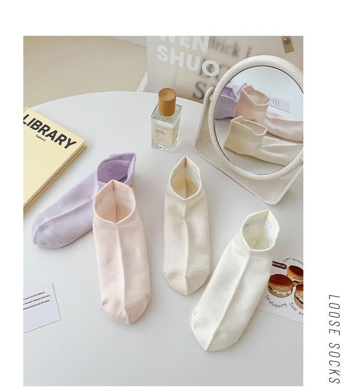 Plain Ankle Socks Set